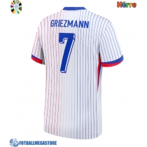 Fotballdrakt Herre Frankrike Antoine Griezmann #7 Bortedrakt EM 2024 Kortermet